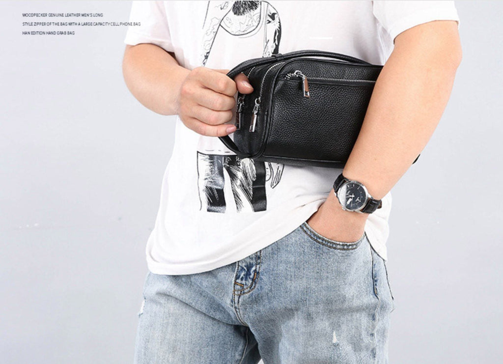 Ví Cầm Tay CLUTCH Nam Da Bò Nhập Khẩu CLH229