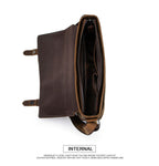 Cặp Da Bò Sáp Nhập Khẩu Đeo Chéo Đựng Laptop VINTAGE SBM230