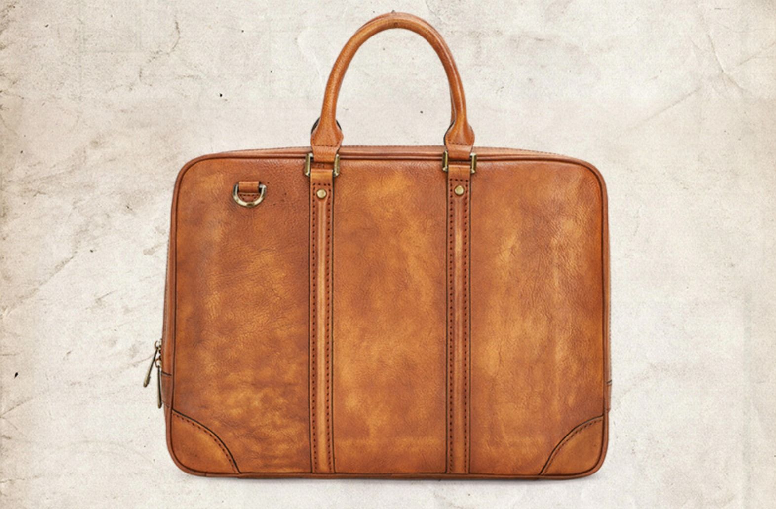 Cặp Xách Tay Da Bò VEG Italy Nhập Khẩu Đựng Laptop Bussiness Men SBM191