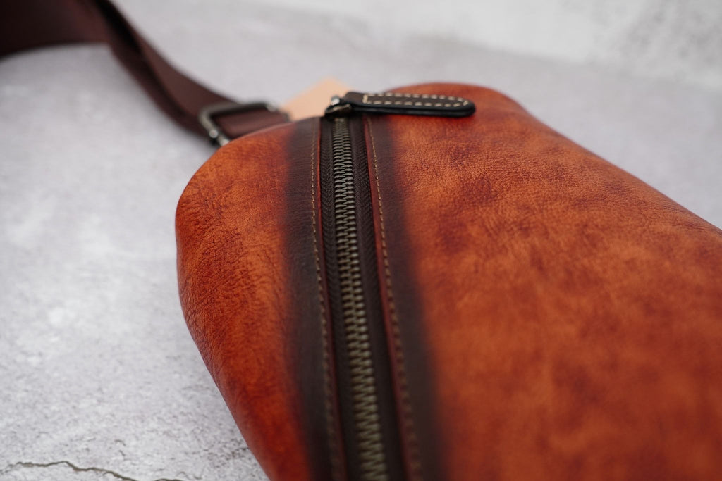 Túi Da VEG Italy Nhập Khẩu Đeo Chéo Trước Ngực VINTAGE TUDA SBM184