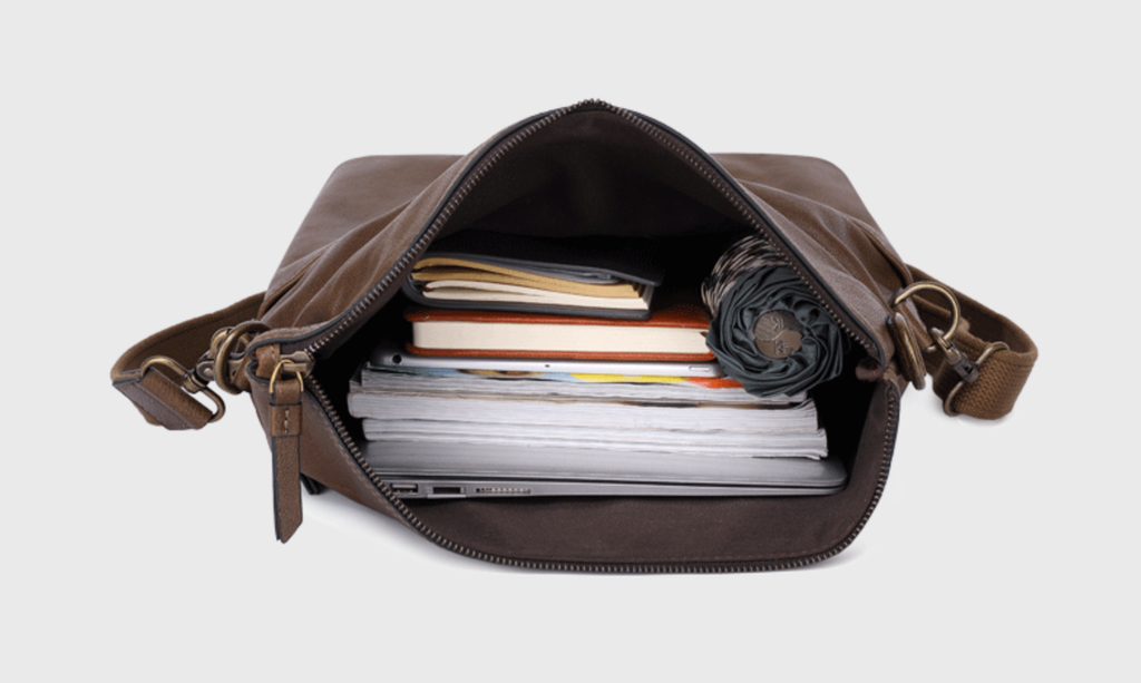 Túi Da Bò VEG Nhập Khẩu Chứa Laptop & iPad Classic Style SBM186