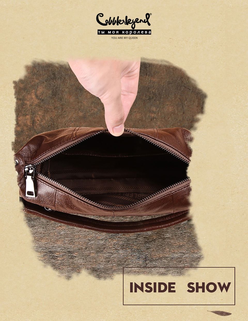 Túi Xách Nữ Da Bò VEG Nhập Khẩu Cobbler Legend - Phong Cách Sang Trọng SBM177