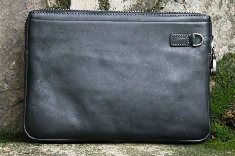 Ví Cầm Tay CLUTCH Nam Da Bò VEG Patina Ý Nhập Khẩu CLH165