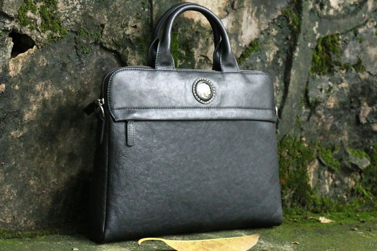Cặp Da Bò VEG Cao Cấp Xách Tay Đựng Laptop & Hồ Sơ Bussiness Men SBM166
