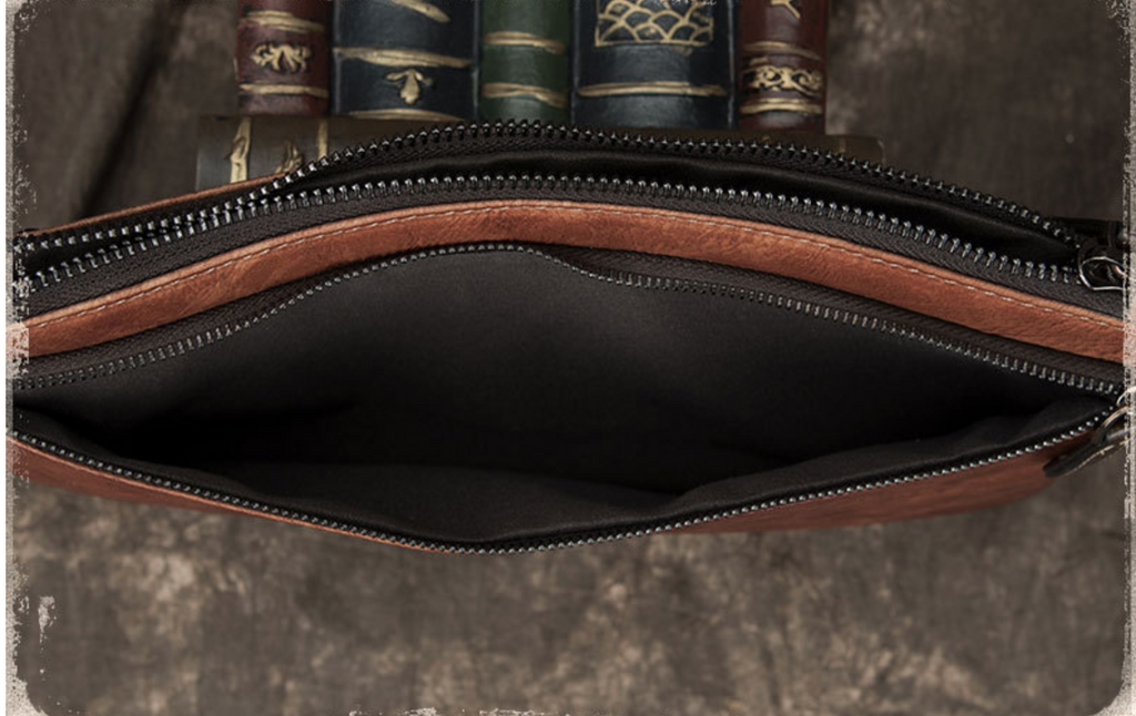 CLUTCH cầm tay da bò thật phong cách cổ điển CLH153