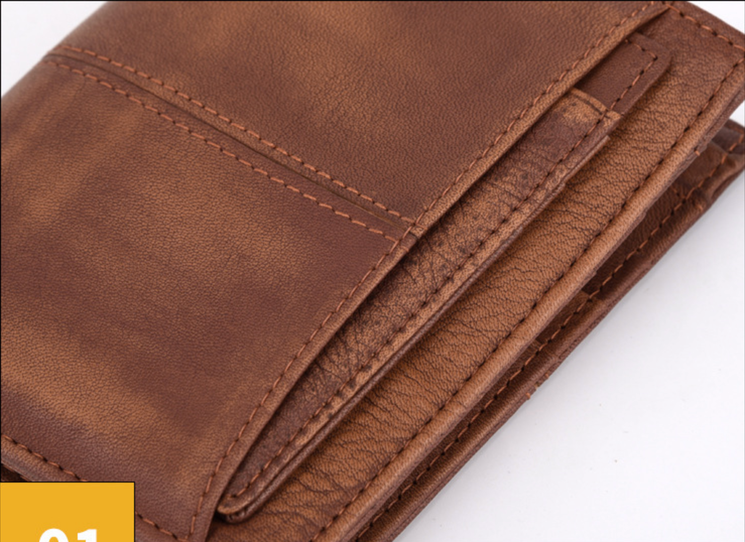 Ví Da Bò Thật Berry & Ken VINTAGE  - Classic Edition W114