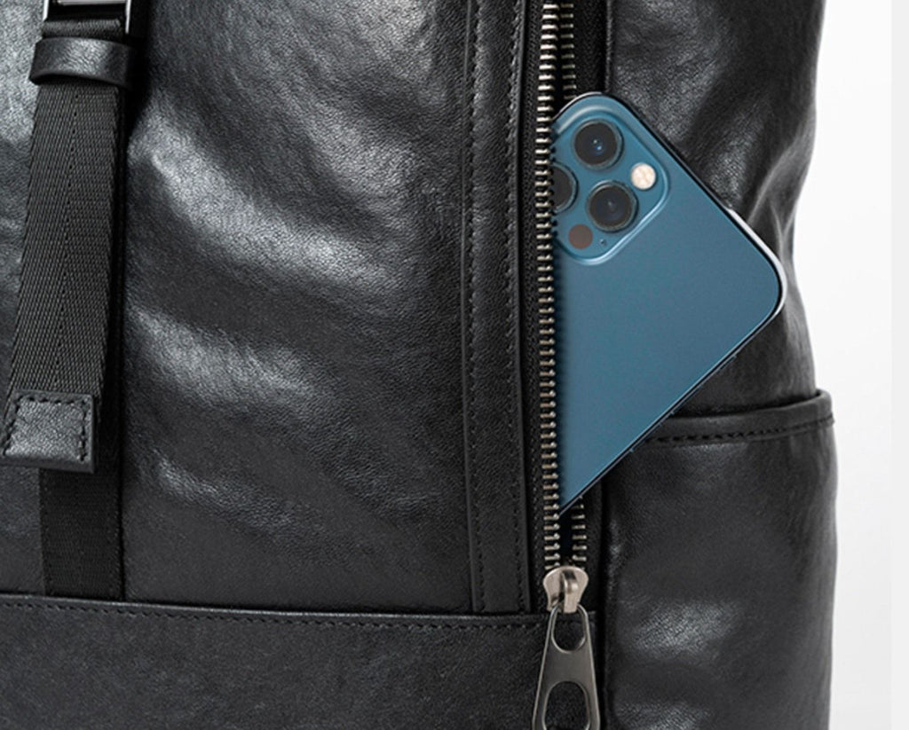 Balo Da Bò Thật RETRO Phong Cách Công Sở Đa Chức Năng TUDA BPL368