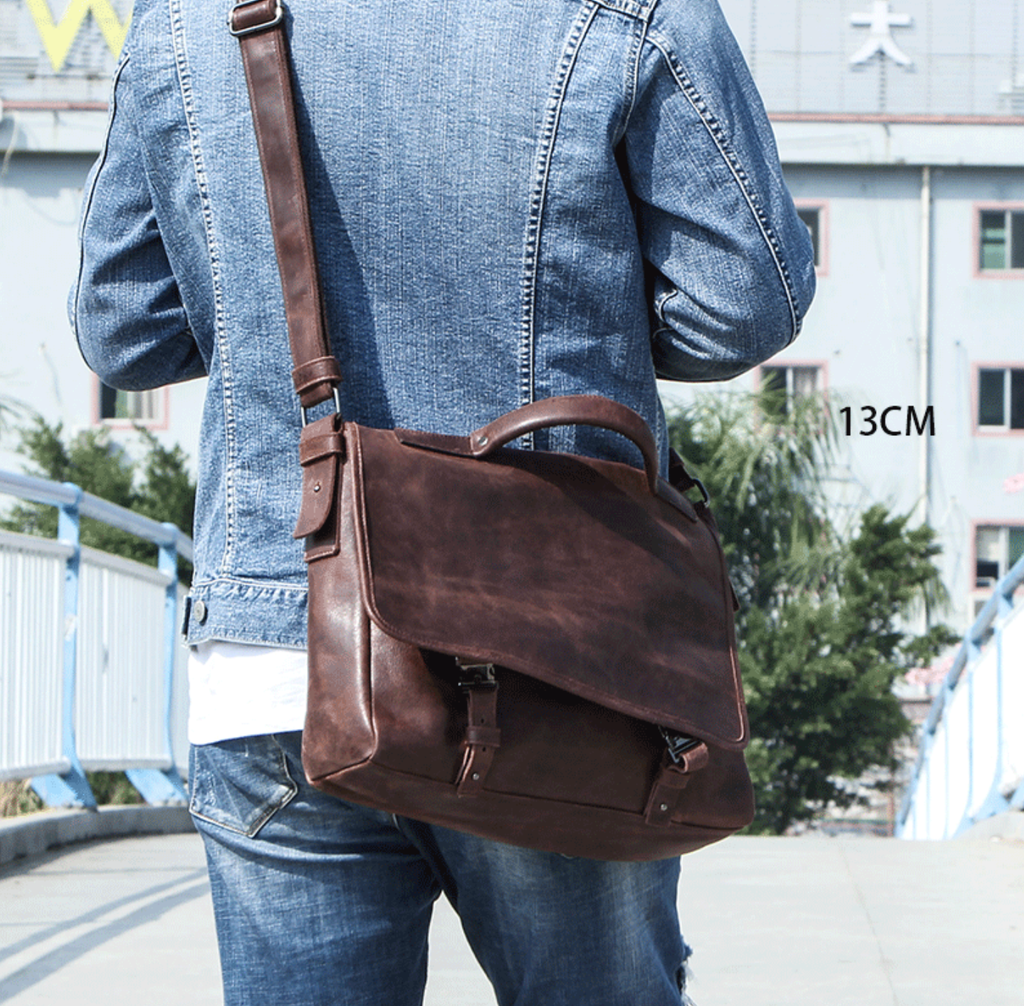 Cặp Da Bò Thật Đựng Laptop & Hồ Sơ Classic Edition TUDA SBM366