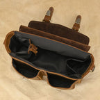 Túi Hộp Da Bò Sáp Italy đựng máy ảnh Đeo Chéo & Xách Tay Cổ Điển SBM353