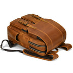 Balo Da Bò Sáp RETRO Chứa Laptop Đa Chức Năng BPL307