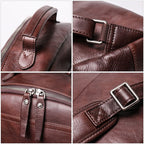 Balo Da Bò VEG Patina Đựng Laptop & Du Lịch Đa Chức Năng BPL316