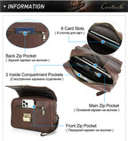 Ví Cầm Tay CLUTCH Khóa Số Da Bò Cao Cấp CONTACTS CLH371