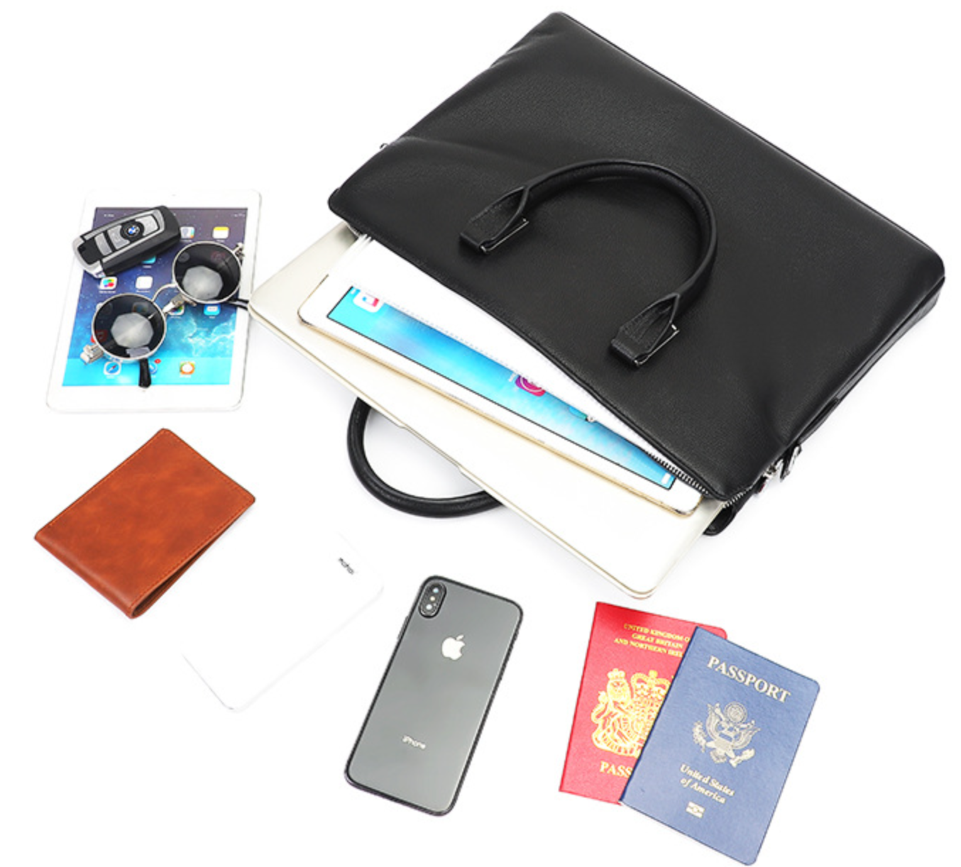 Cặp Da TOGO Doanh Nhân Cao Cấp Đựng Laptop & Hồ Sơ SBM299