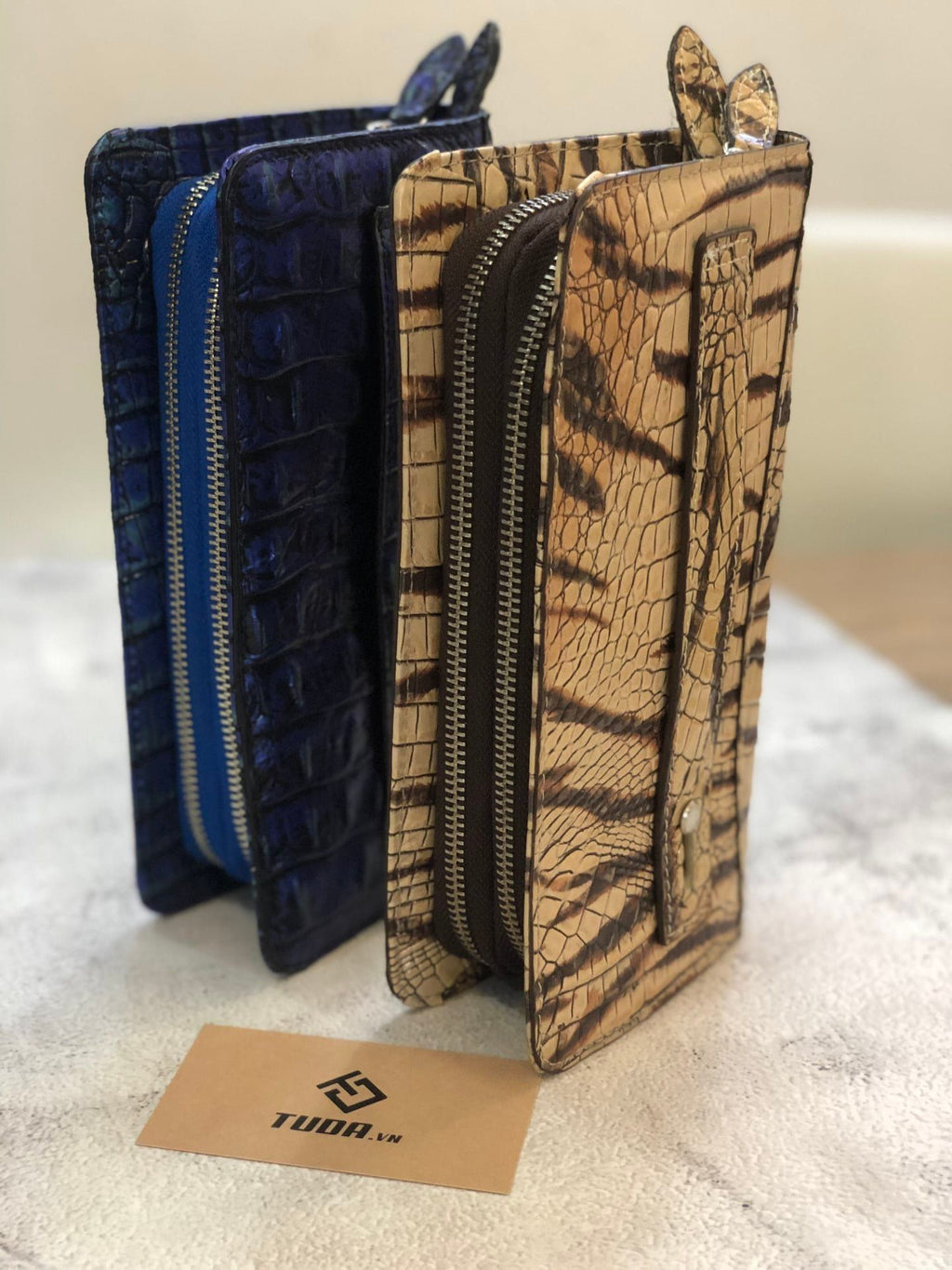 Ví Cầm Tay CLUTCH 2K Da Thật Vân Cá 3D Handmade Limited CLH291