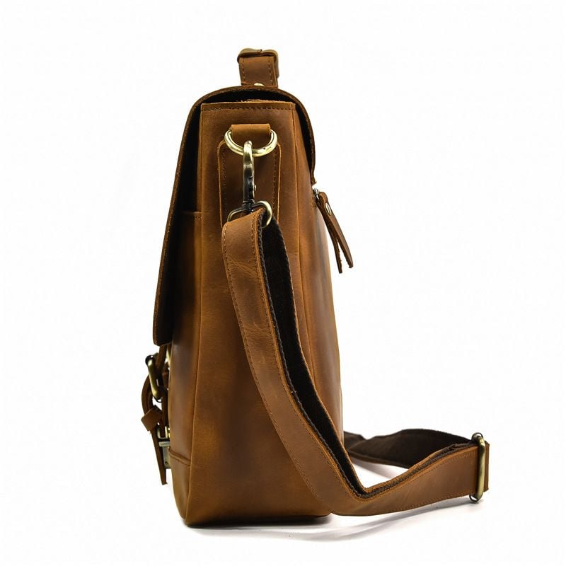 Cặp Da Công Sở  & Doanh Nhân Da Bò Sáp Đựng Laptop VINTAGE SBM275