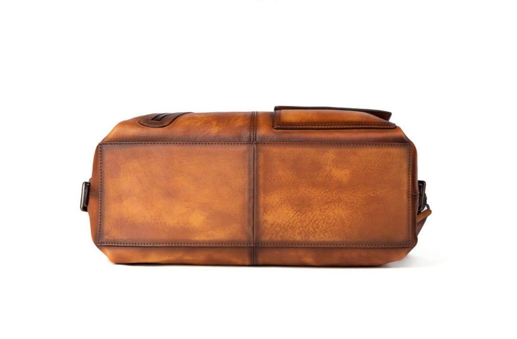 Túi Du Lịch Cá Nhân Da Bò VEG Patina Ý Nhập Khẩu TBL260