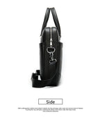 Cặp Xách Tay & Đeo chéo Da Bò Thật Đựng Laptop Bussiness Men SBM234