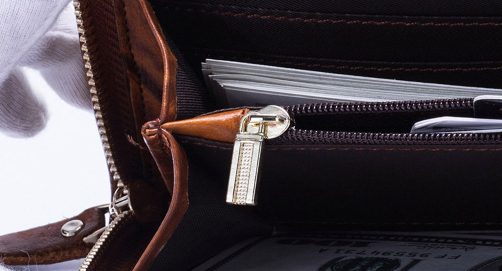 Ví Dài Cầm Tay Da Bò VEG Nhập Khẩu Berry & Ken TUDA W179