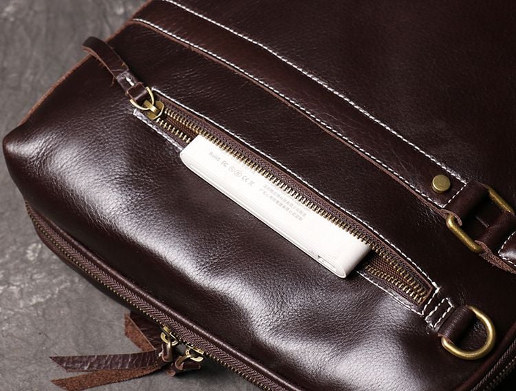 Túi RETRO nam da bò thật đeo vai & xách tay chứa Laptop Business Style SBM168