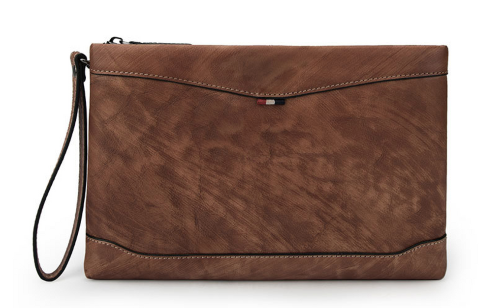 Ví Cầm Tay CLUTCH Nam Da Bò VEG Patina Nhập Khẩu CLH154