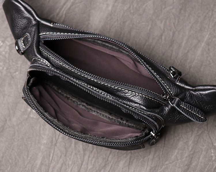 Túi da bò thật đeo chéo ngực và thắt lưng nhỏ gọn SBM144