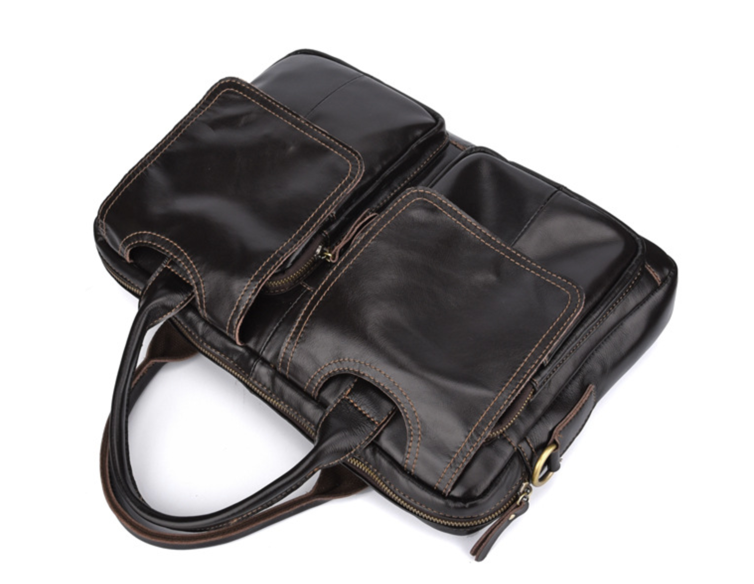 Túi da bò thật chứa laptop cho dân kinh doanh, công sở Berry&Ken SBM150