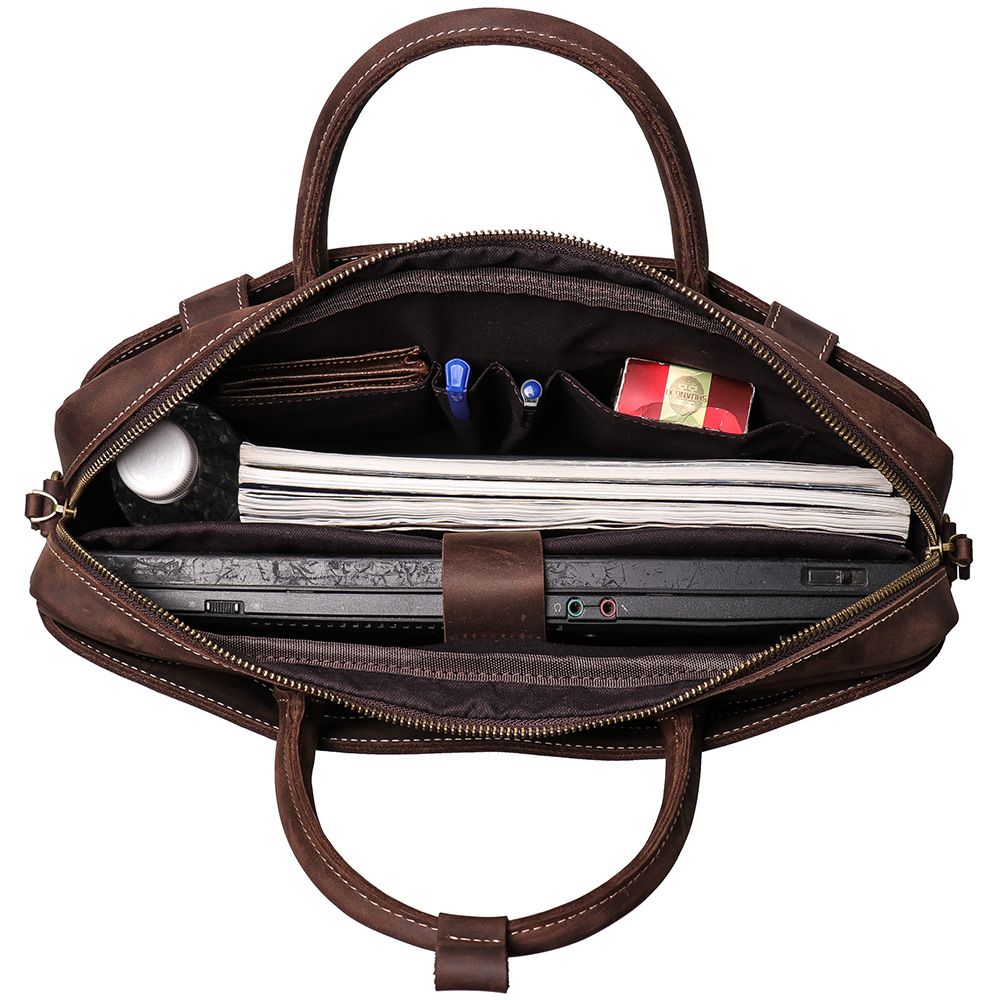 Cặp Da Bò Thật đựng laptop Business Edition SBM132