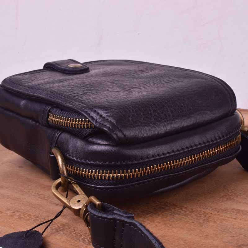 Túi da bò thật nhỏ gọn Berry & Ken RETRO - Classic edition SBM113