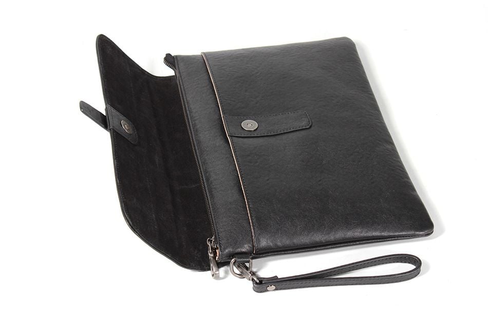 Cặp Da Bò Thật Cầm Tay Đựng Hồ Sơ & Laptop Business Style CLH347