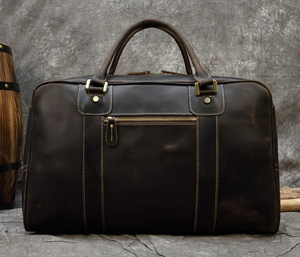 Túi Du Lịch Da Bò Sáp Italy Nhập Khẩu Cao Cấp TBL349