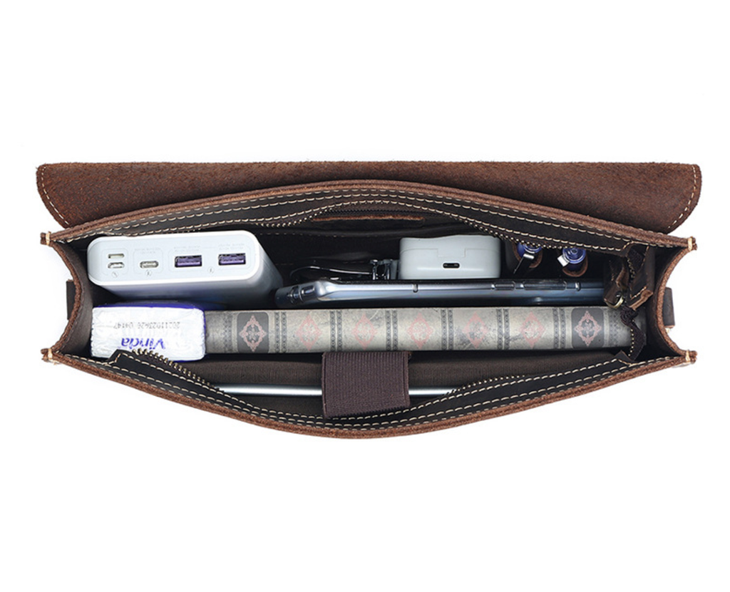 Túi Da Bò Sáp Đeo Chéo & Cầm Tay Đựng iPad SBM334