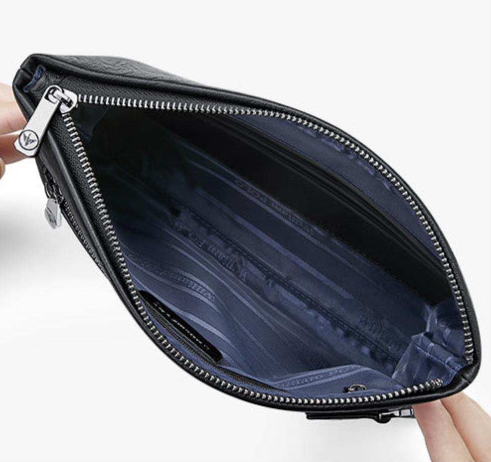 Ví Cầm Tay CLUTCH Nam Da Bò Thật William POLO Luxury CLH297