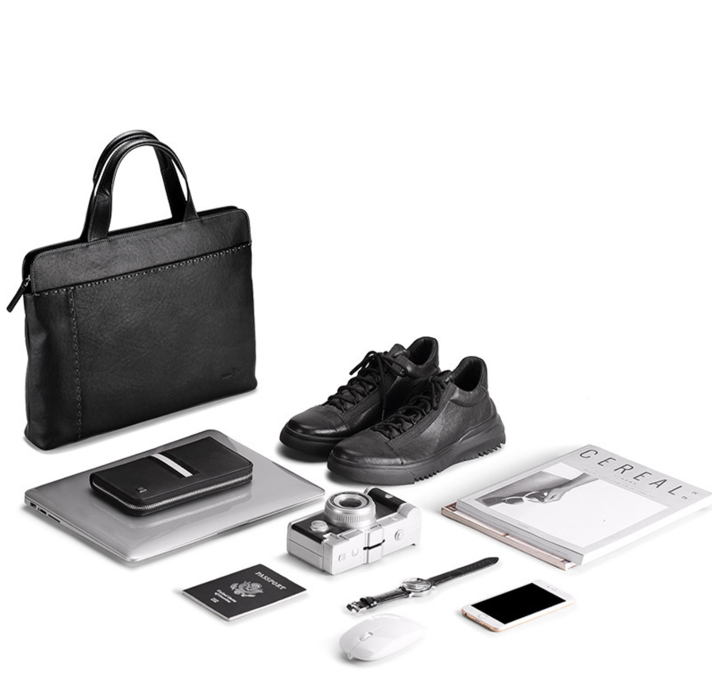 Cặp Da Công Sở & Doanh Nhân Da Bò Thật Đựng Laptop VINTAGE SBM322