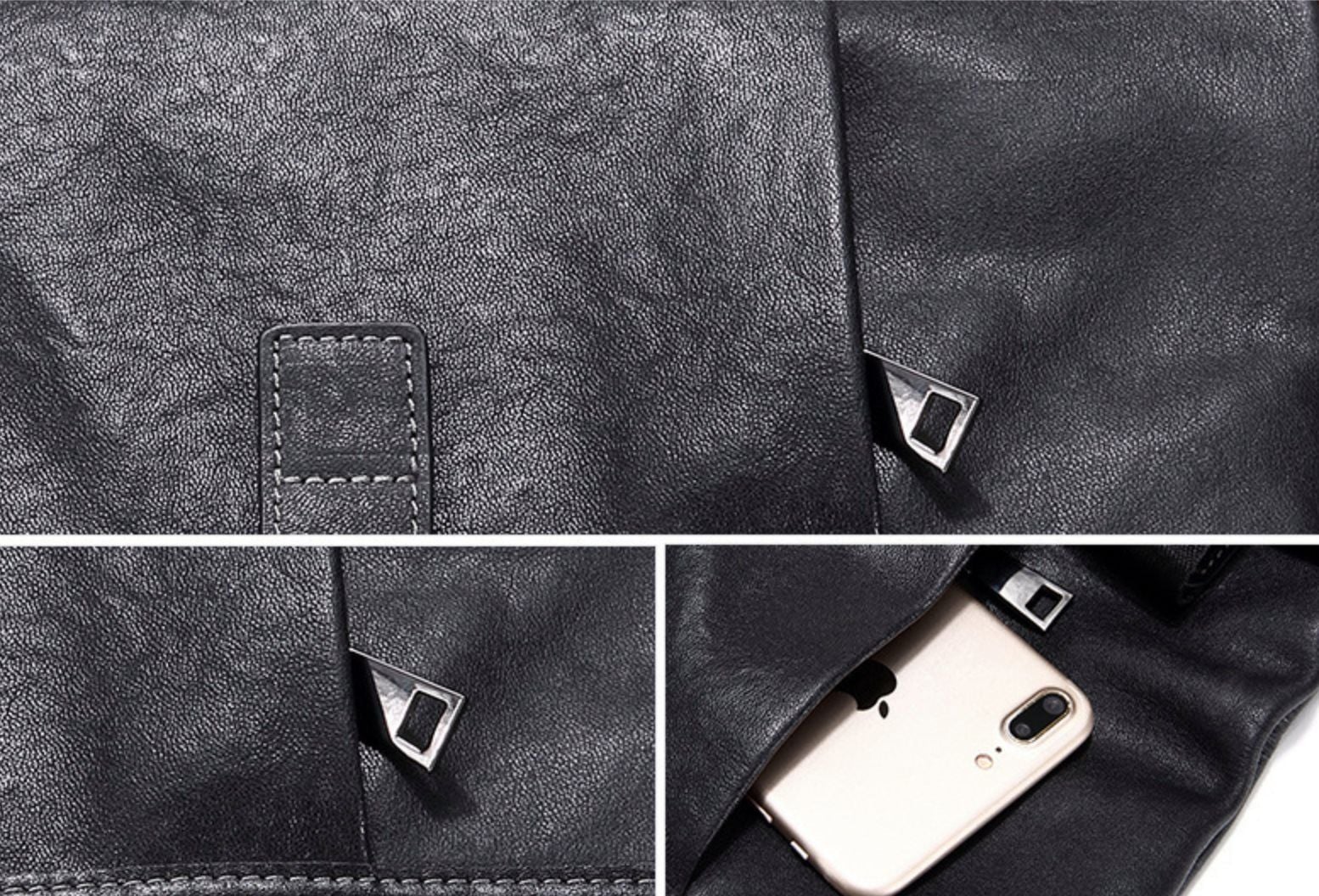 Túi Đeo Chéo Da Bò Thật Đựng Laptop & iPad Classic Style TUDA SBM263