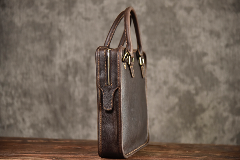 Cặp Xách Tay Công Sở Da Bò Thật Đựng Laptop Classic Edition SBM187