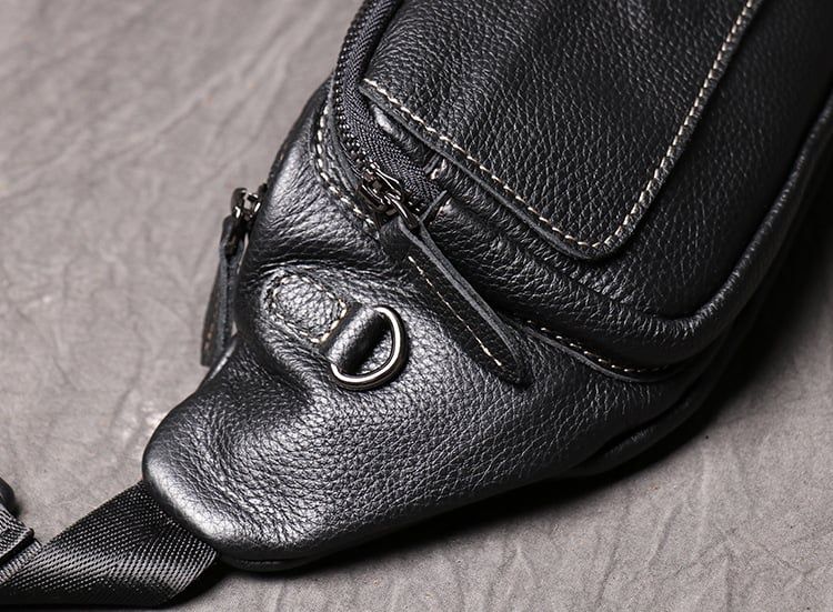 Túi da bò thật đeo chéo ngực và thắt lưng nhỏ gọn SBM144