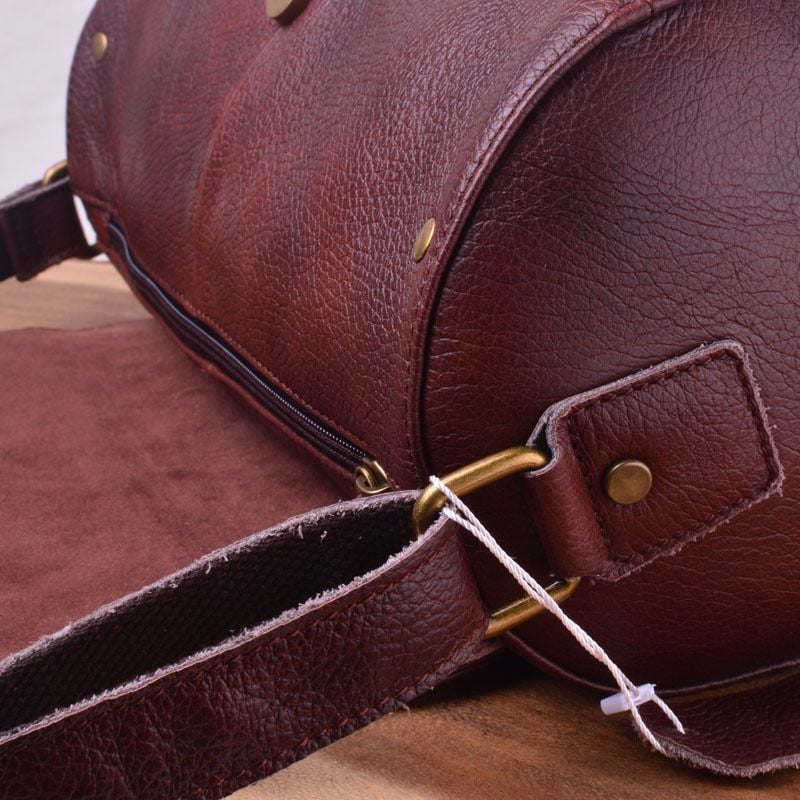 Túi trống da bò thật Berry & Ken VINTAGE SBM117