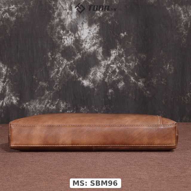 Cặp công sở Da Bò VEG Nhập Khẩu Retro chứa laptop Business Edition SBM96