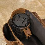 Túi Hộp Da Bò Sáp Italy đựng máy ảnh Đeo Chéo & Xách Tay Cổ Điển SBM353