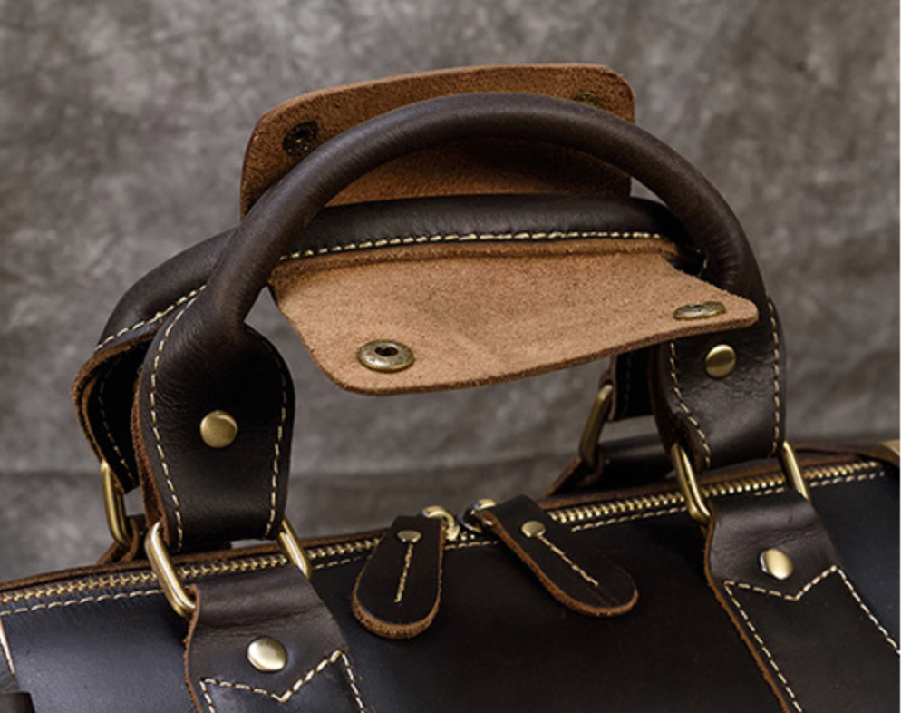 Túi Du Lịch Da Bò Sáp Italy Nhập Khẩu Cao Cấp Đa Chức Năng TBL336