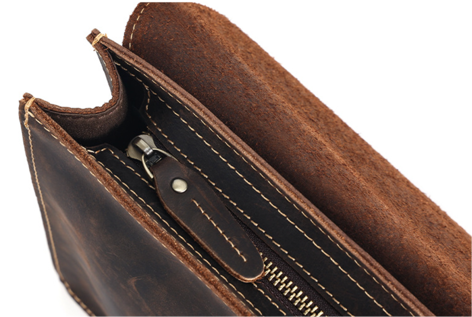 Túi Da Bò Sáp Đeo Chéo & Cầm Tay Đựng iPad SBM334