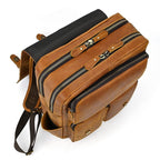 Balo Da Bò Sáp RETRO Chứa Laptop Đa Chức Năng BPL307