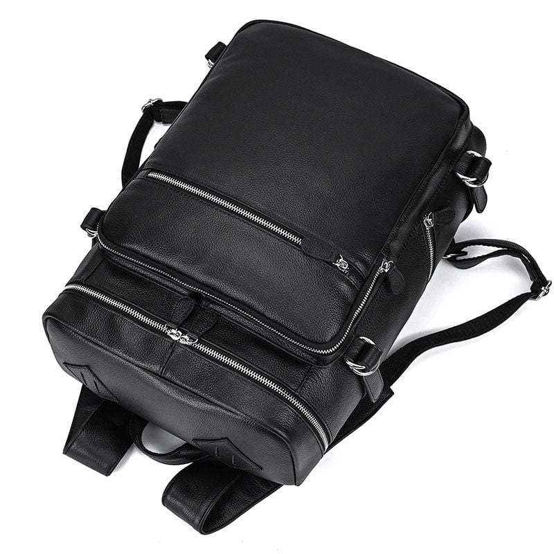 Balo Da Bò Thật RETRO Đựng Laptop & Du Lịch Đa Chức Năng BPL309