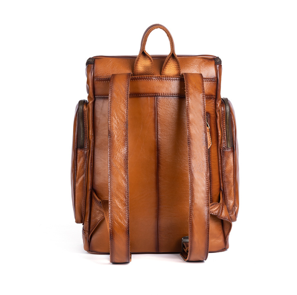 Balo Da Bò Thật RETRO Đựng Laptop & Du Lịch Đa Chức Năng BPL369