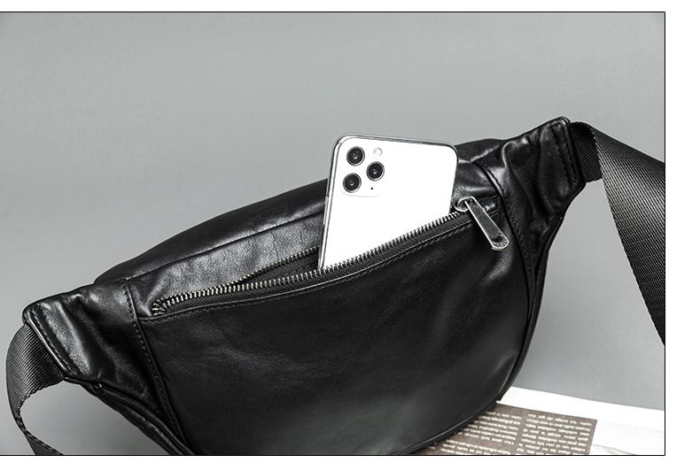 Túi Da Bò Thật Đeo Chéo Ngực và Thắt Lưng SBM352