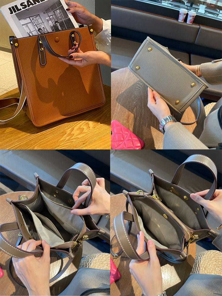 Túi Da TOGO Đeo Chéo & Xách Tay Phong Cách Hiện Đại SBM363