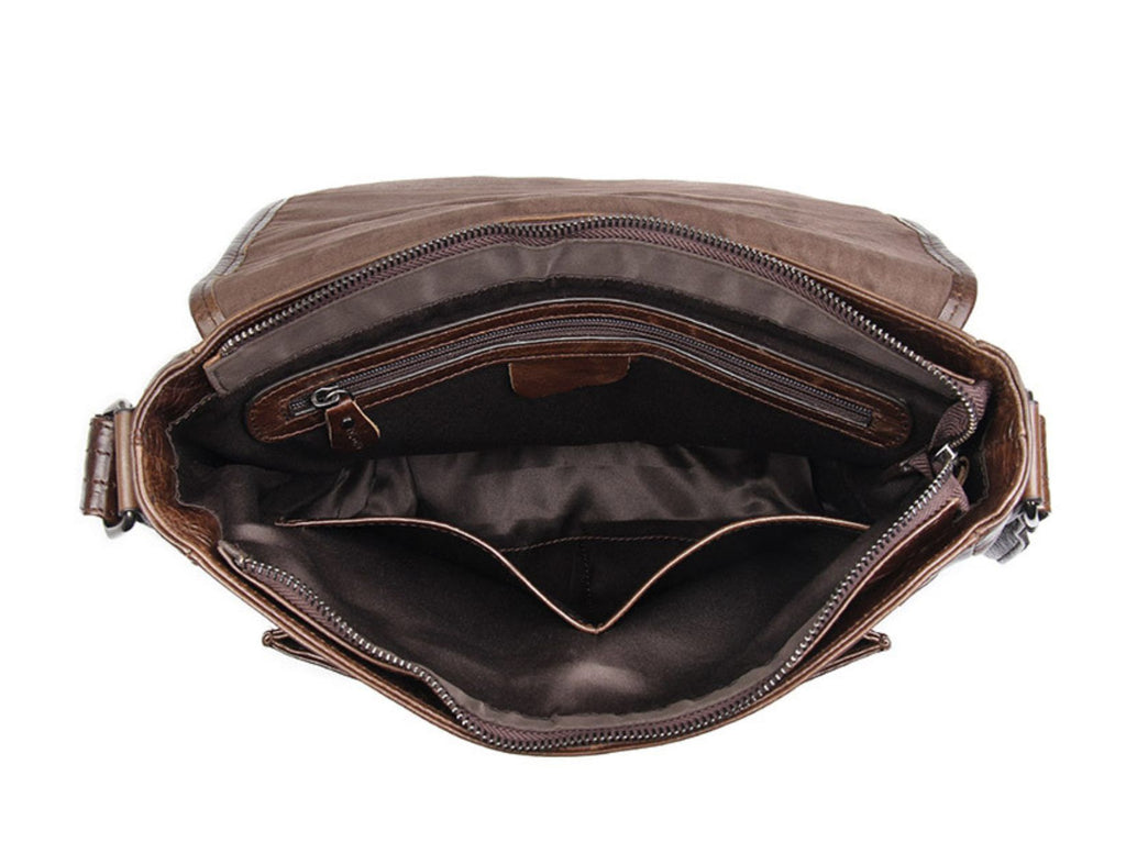 Túi Đeo Chéo Da Bò Thật Đựng iPad RETRO TUDA SBM289