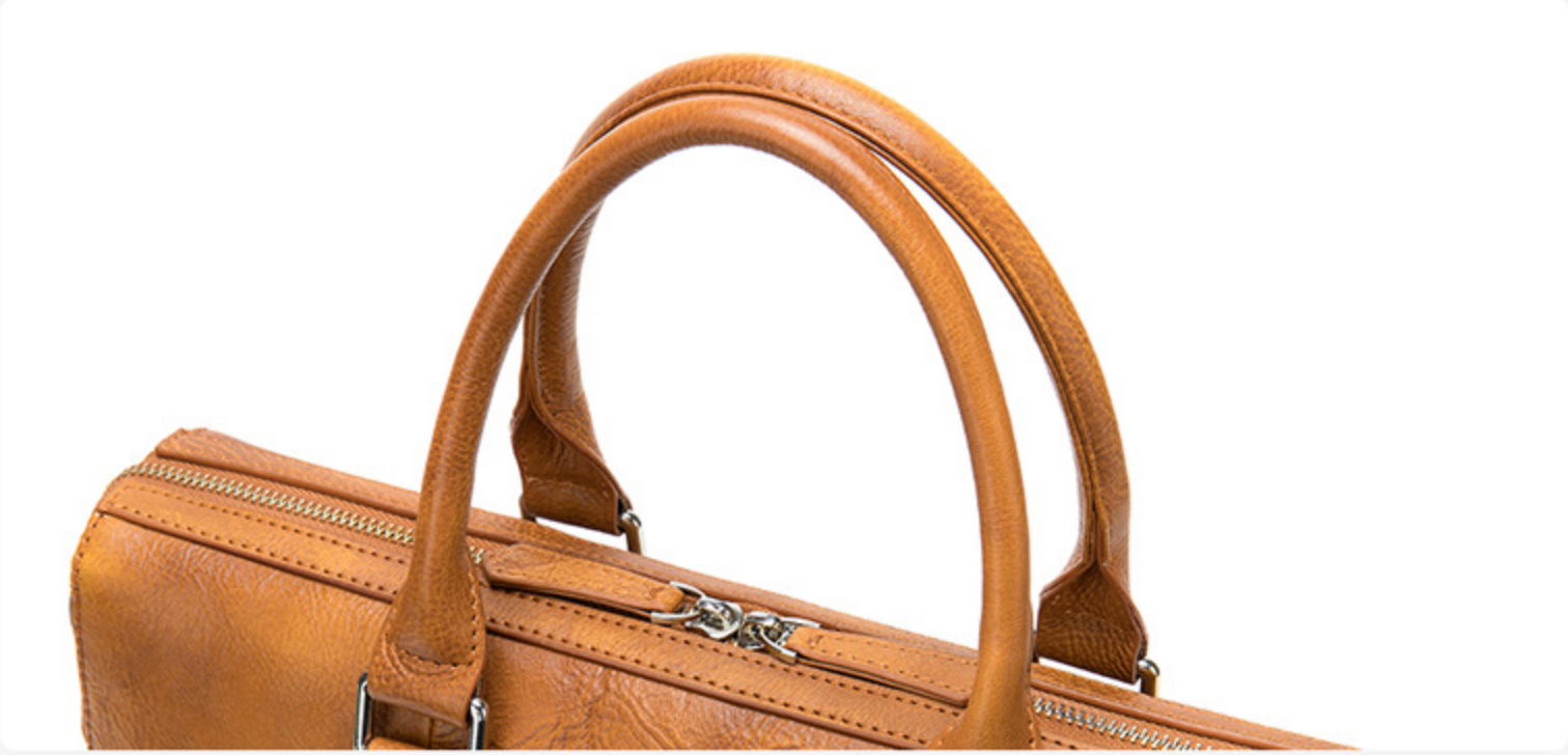 Cặp Da Bò VEG Patina Ý Cao Cấp Xách Tay Đựng Laptop & Hồ Sơ Bussiness Men SBM257