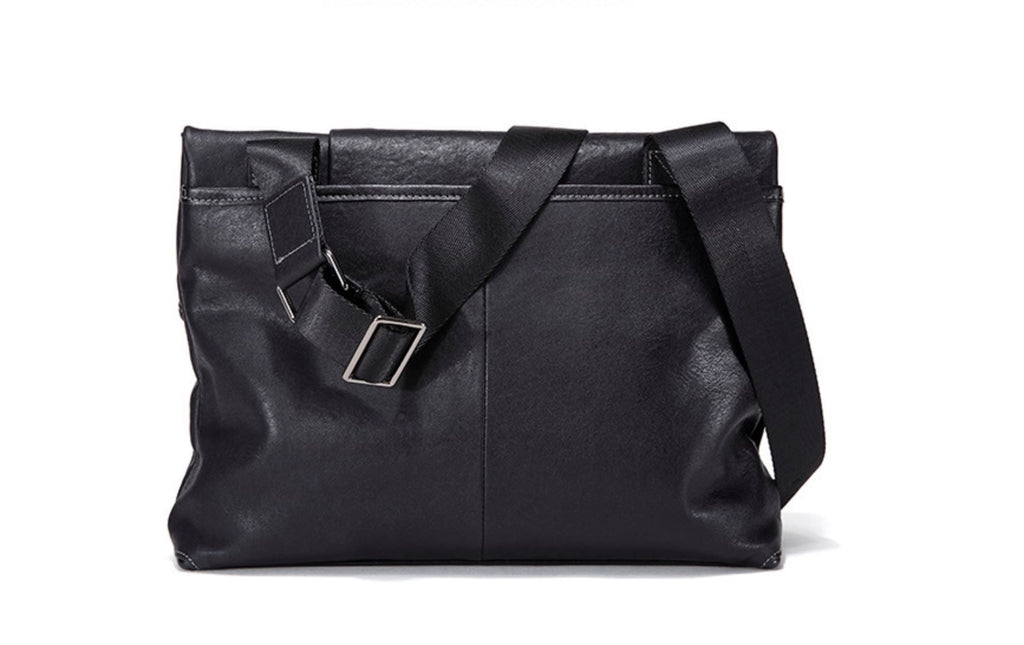 Túi Đeo Chéo Da Bò Thật Đựng Laptop & iPad Classic Style TUDA SBM263