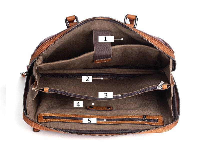 Cặp Da Bò VEG Italy Cao Cấp Xách Tay Đựng Laptop & Hồ Sơ Bussiness Men SBM243